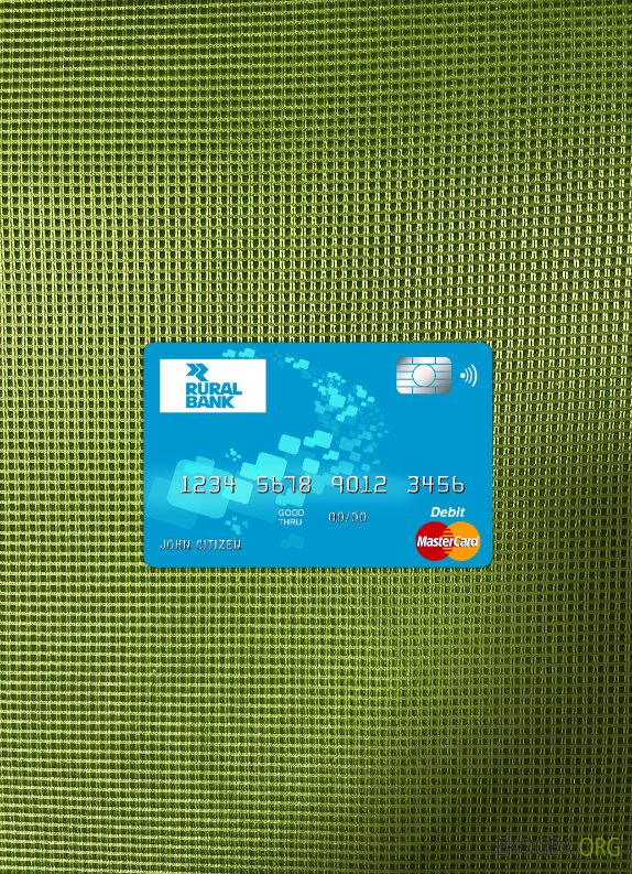 Australie Banque rurale mastercard photolook recto